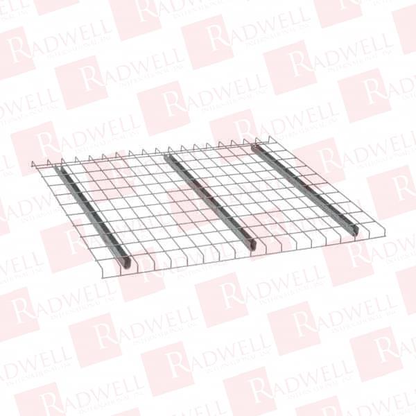 46" WIDE, 1-1/2" HIGH, OPEN SHELVING WELDED WIRE DECKING STEEL, 42" DEEP, USE WITH PALLET RACKS