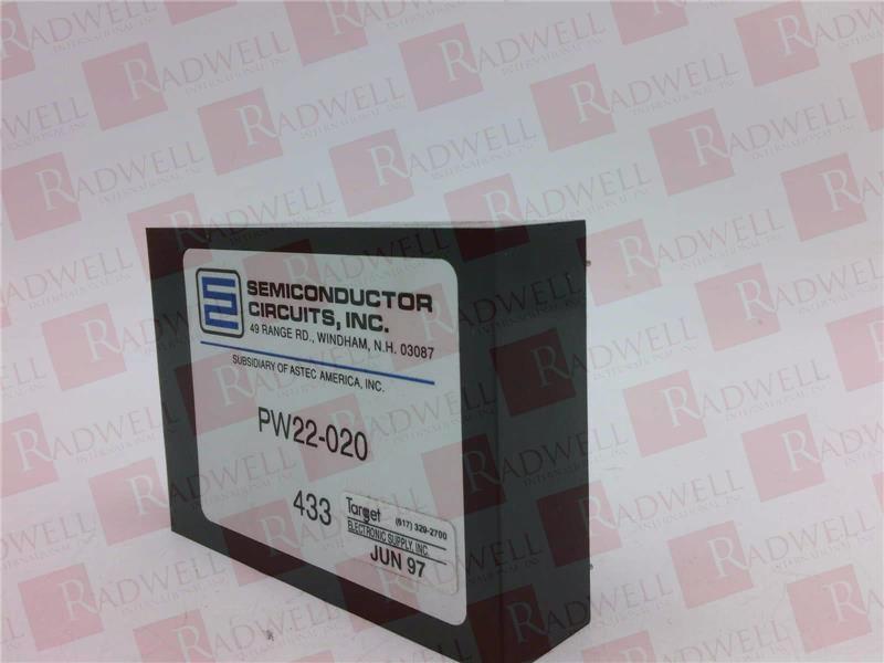 SEMICONDUCTOR CIRCUITS PW22-020