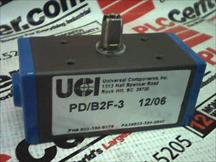 PNEUMATIC ACTUATED BALL VALVE DOUBLE ACTING 3/8NPT