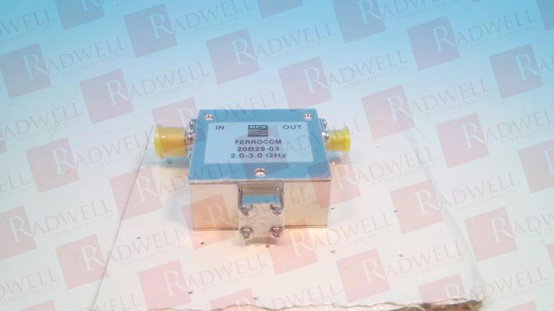 STANDARD COAXIAL ISOLATOR, COVERS 2.0 3.0 GHZ FREQUENCY SPECTRUM, SMA TYPE STANDARD INTERFACE CONNECTORS