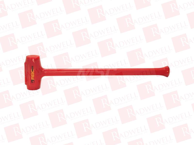 9 LB POLYURETHANE DEAD BLOW HAMMER, NON-SPARKING, NON-MARRING 2-3/4 FACE DIAM, 7 INCH HEAD LENGTH, 30 OAL, 26 INCH STEEL REINFORCED POLYURETHANE HANDLE, DOUBLE FACED 2-3/4 INCH FACE DIAM, 7 ...