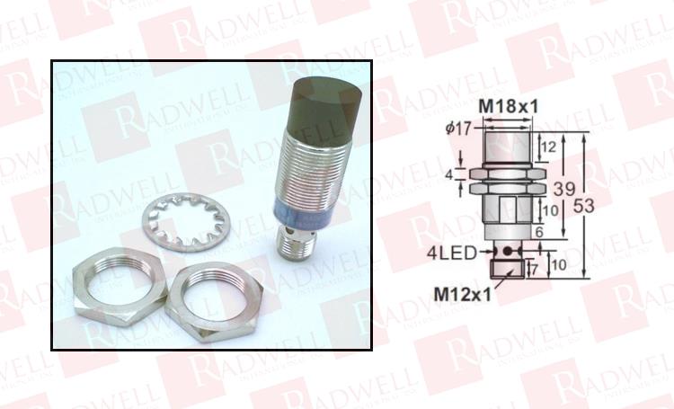 RADWELL VERIFIED SUBSTITUTE NI15U-M18-AP6X-H1141-SUB