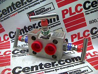NEEDLE VALVE MANIFOLD 3 WAYS 316SS 6000PSI