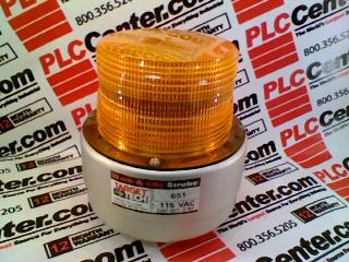 STROBE LAMP AMBER 115VAC W/BOTTOM PIPE FLANGE
