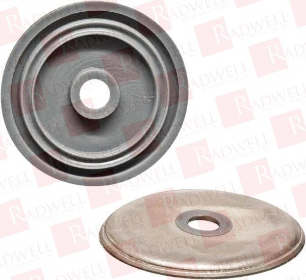#8 SCREW, UNCOATED, STAINLESS STEEL PRESSURE SEALING WASHER 0.15 TO 0.18" ID, 0.85 TO 1.015" OD, 100 MAX PSI, SILICONE RUBBER SEAL