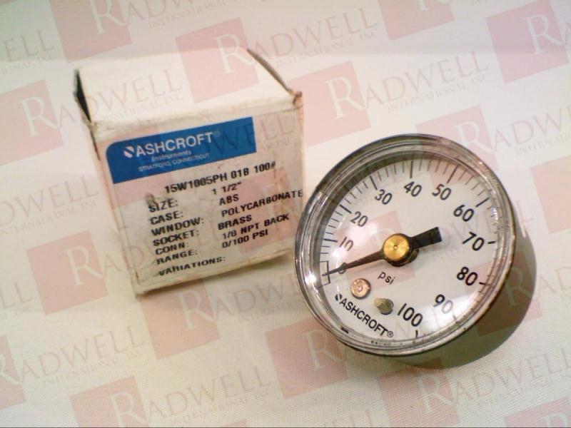 ASHCROFT 15W-10005PH-01B-100