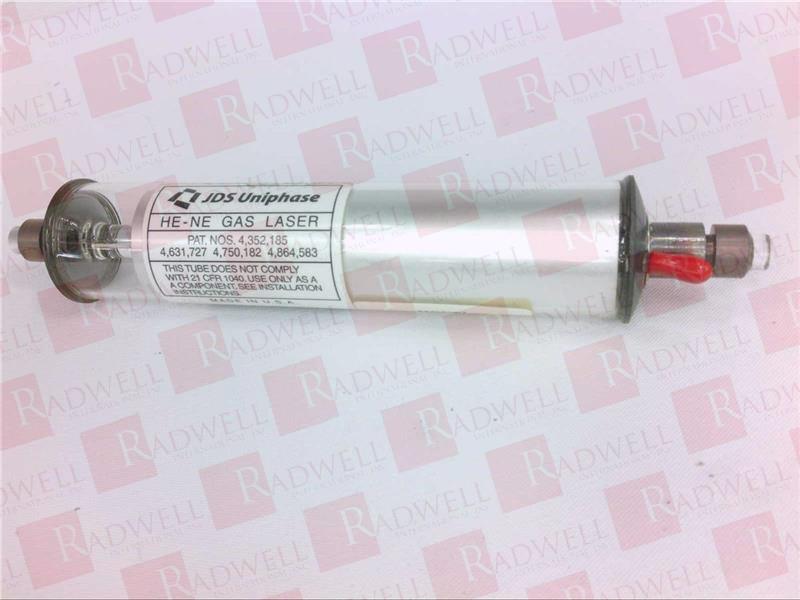  , HE-NE GAS LASER, 0.8 WATTS MIN., 632.8 RED WAVELENGTH, 0.48 MM BEAM DIAMETER, 1.7 M RADS DIVERGANCE, 1250 VDC, 4.0 MA