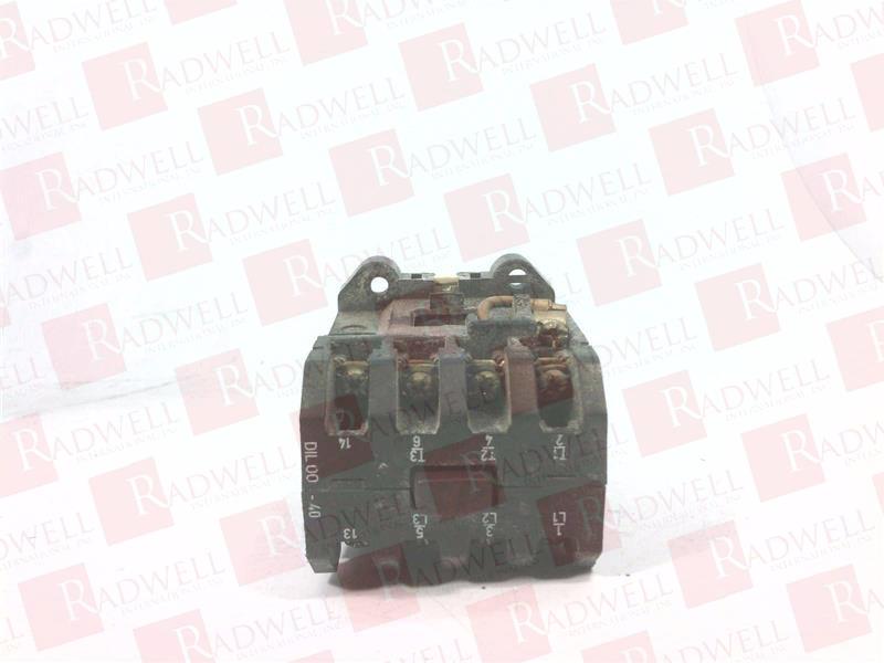 EATON CORPORATION DIL00-40-110V/50HZ-120V/60HZ
