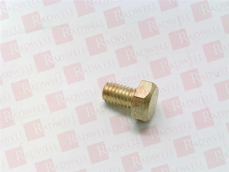 BRASS BOLT M6X10MS HEX FULL THREAD
