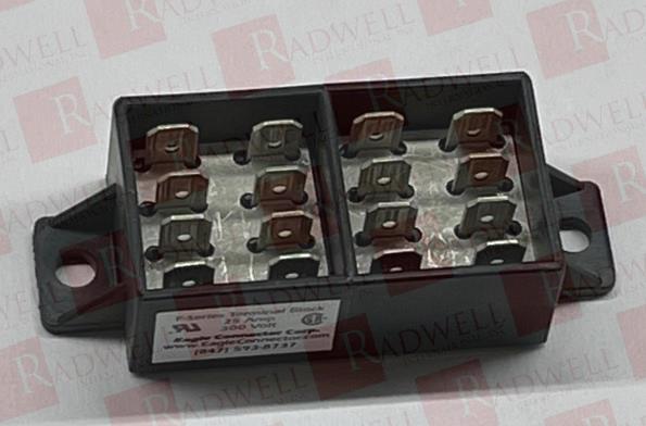 TERMINAL BLOCK, F-SERIES, 300 V, 25 AMPS, TEMPERATURE RANGE: -30C TO 130C