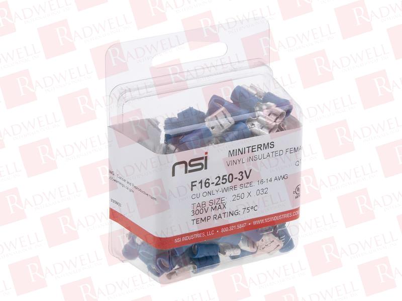 NSI INDUSTRIES F16-250-3V