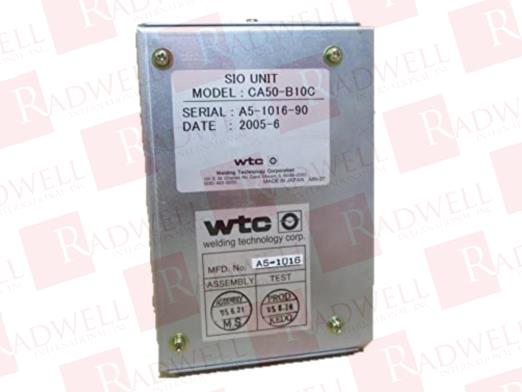 WELDING TECHNOLOGY CORP CA50-B10C