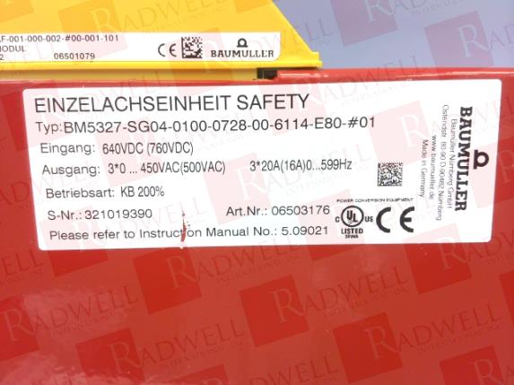 BAUMULLER BM5327-SG04-0100-0728-00-6114-E80-#01