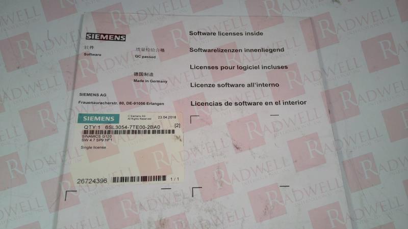 SIEMENS 6SL30547TE002BA0