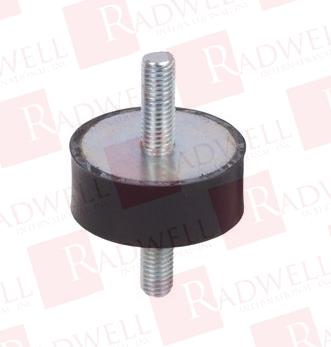 RUBBER-METAL BUFFER, MGP, 30 MM DIAMETER, 15 MM HEIGHT, M8X20 THREAD, STEEL, ZINC PLATED