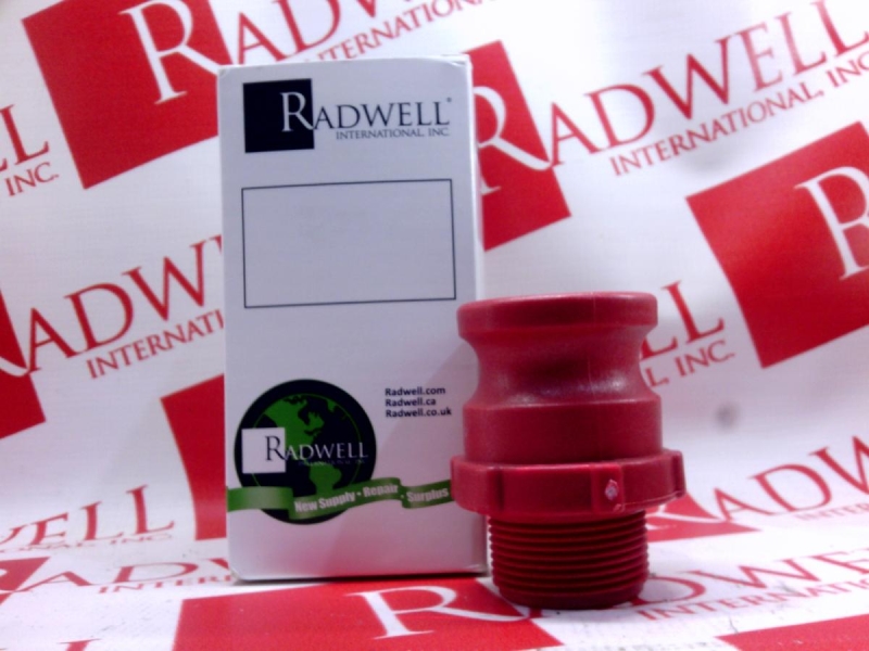 ADAPTER 1-1/4 INCH POLYGLASS F RED