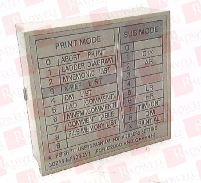 OMRON C500-MP103-EV1