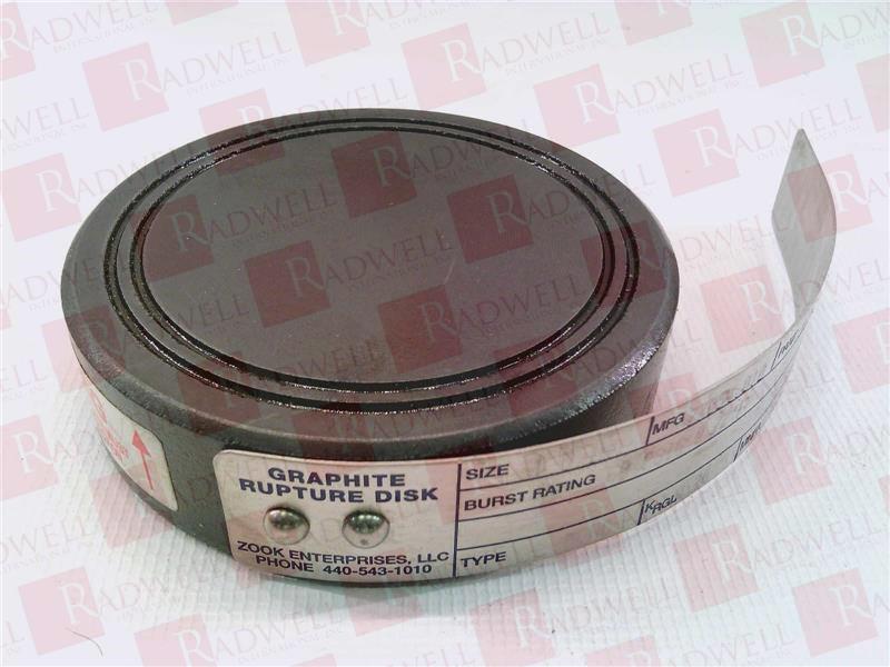 RUPTURE DISK GRAPHITE 1-1/2IN 60PSI 72F
