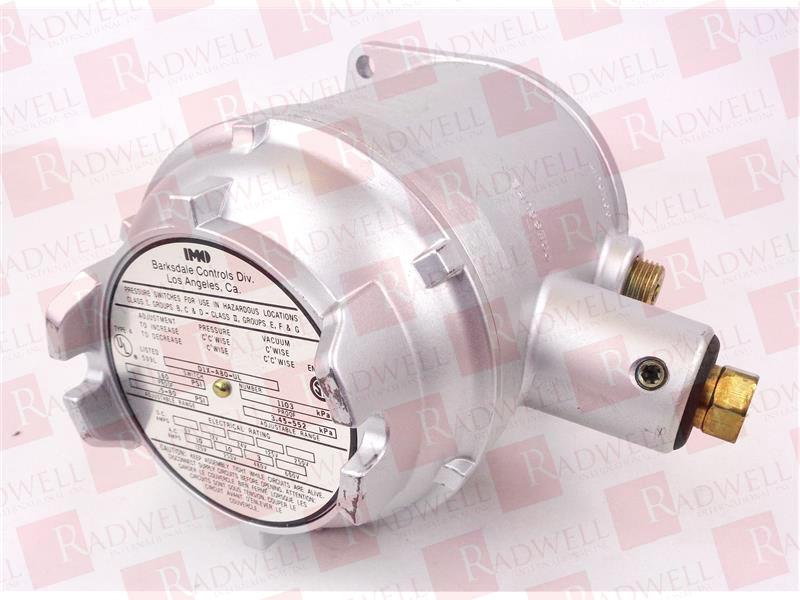  , DIAPHRAGM SWITCH, EXPLOSION PROOF HOUSING, FOR HAZARDOUS LOCATIONS, SINGLE SETPOINT, 10 AMPS @ 125 / 250 V AC, 3 AMPS @ 480 V AC, 160 PSI (10.9 BAR), 0.5-80 PSI ...