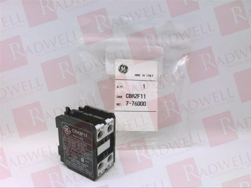 GENERAL ELECTRIC CBA2F11
