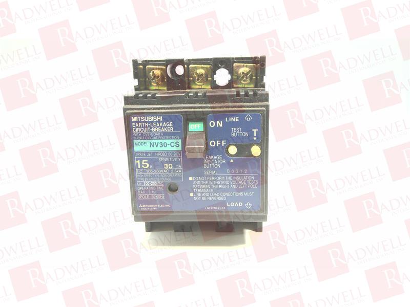 MITSUBISHI NV30-CS-3P-15A