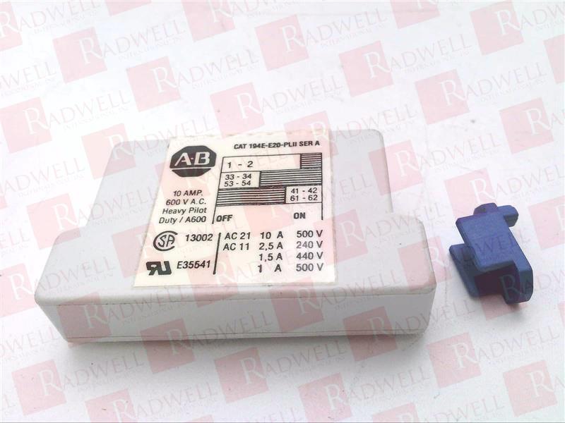ALLEN BRADLEY 194E-E20-PL11