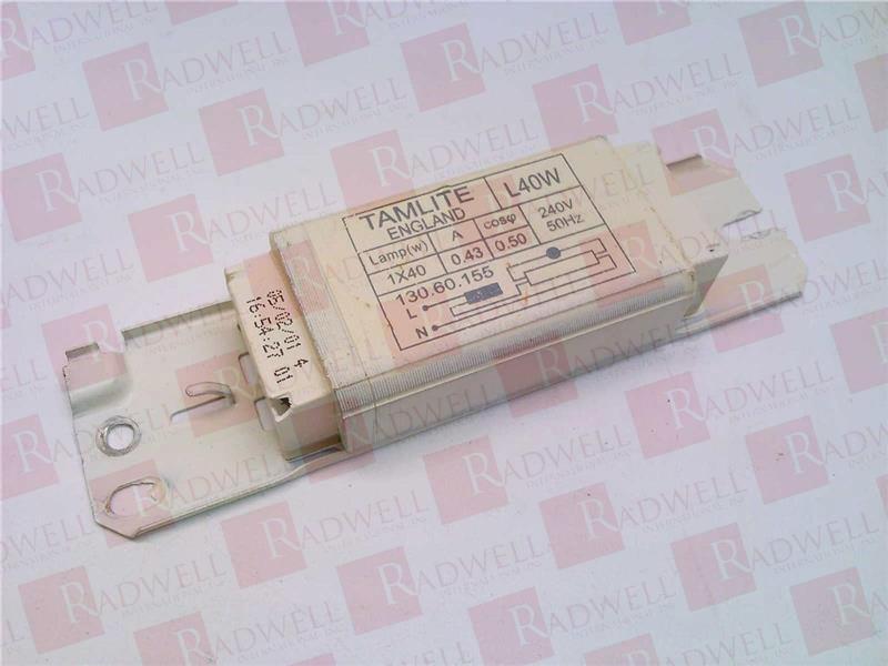 BALLAST .43AMP 240VAC 50HZ LAMP:1X40W