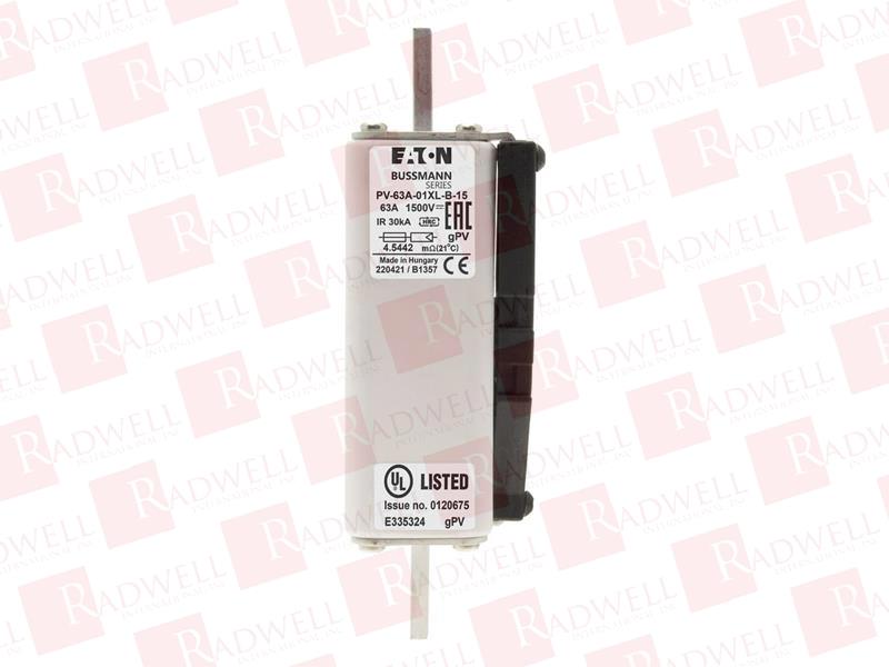 EATON CORPORATION PV-63A-01XL-B-15