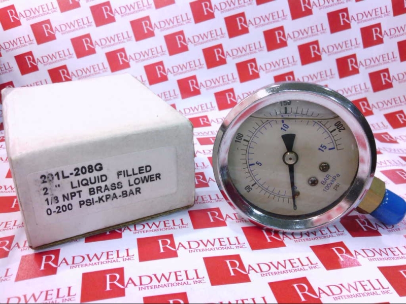 PRESSURE GAUGE LIQUID FILLED 0-220PSI 0-15BAR CBM
