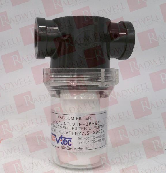 BOWL VACUUM FILTER, FILTERING RATE: 20 ΜM, INTERNAL VOLUME: 205 CM²