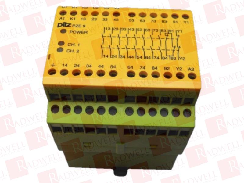 PILZ PZE 9 24VAC 8N/O 1N/C