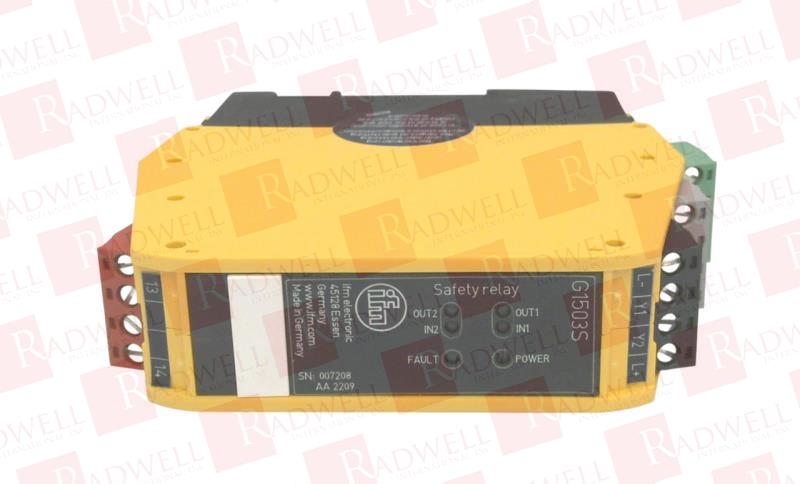 EFECTOR SAFETY SWITCH GEAR-G1503S