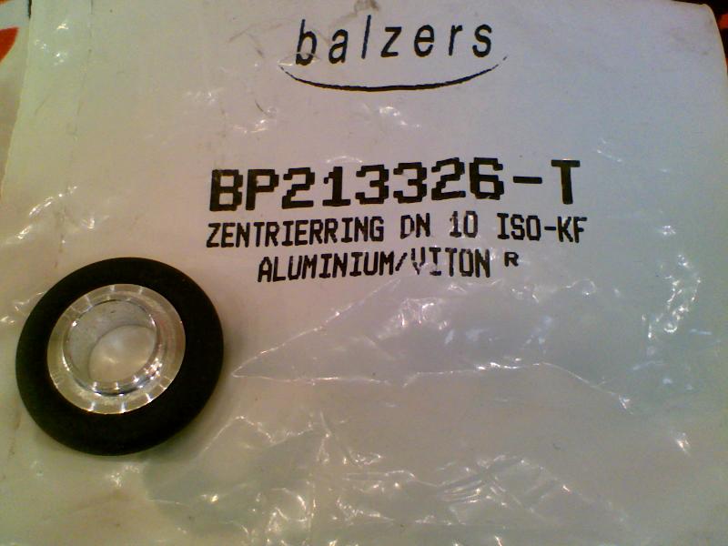 CENTERING RING W/O-RING ALUMINUM/VITON