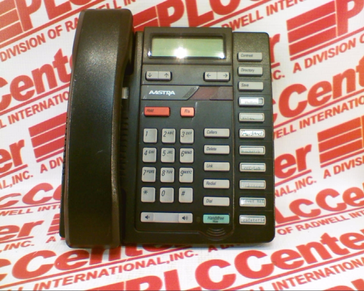 DESK PHONE CORDED SINGLE LINE 16V 50/60HZ BLACK