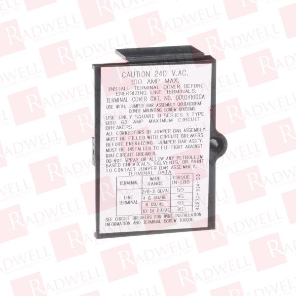 SCHNEIDER ELECTRIC QOU14100CAB