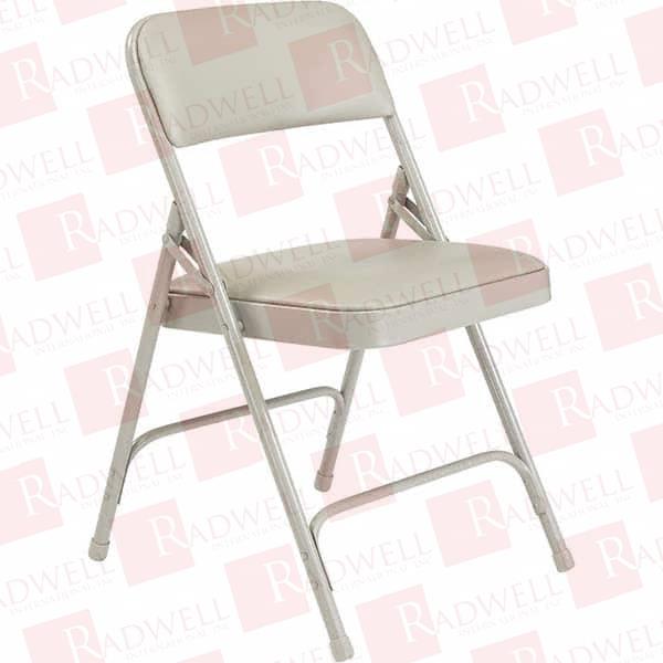 PACK OF (4), 16-5/8" WIDE X 16-1/4" DEEP X 29-1/2" HIGH, STEEL FOLDING CHAIR WITH VINYL PADDED SEAT GRAY