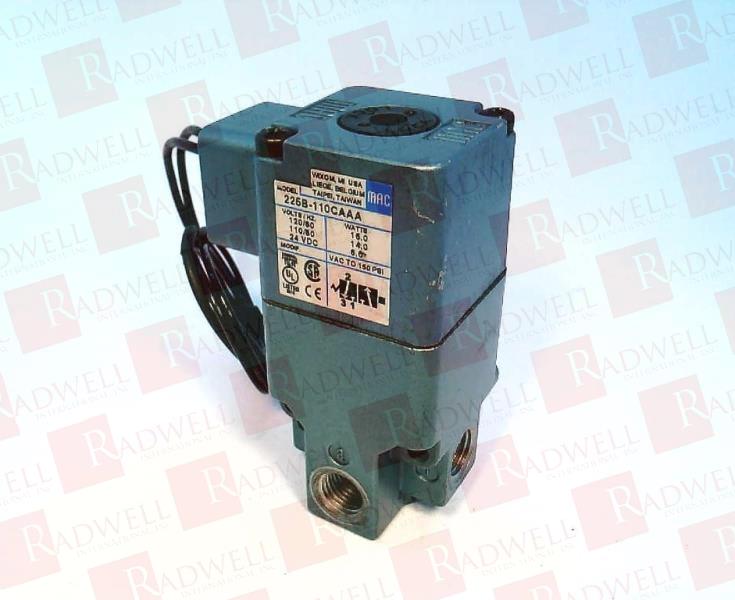 MAC VALVES INC 225B-110CAAA
