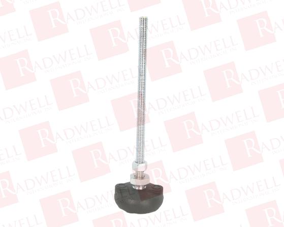 LEVELING MOUNT, POLYMOUNT, SWIVEL STUD, 3/8-16 X 6 INCH, 2 INCH BASE, NON-SKIN PAD