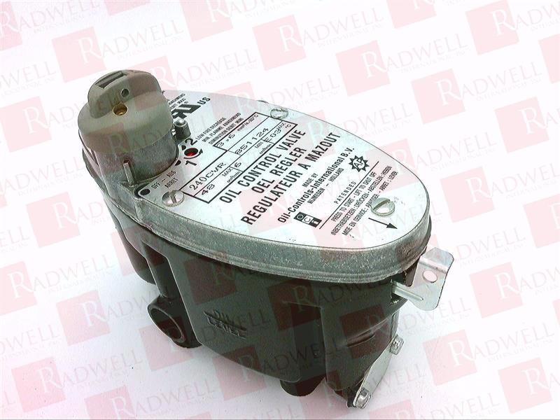 OIL CONTROL VALVE