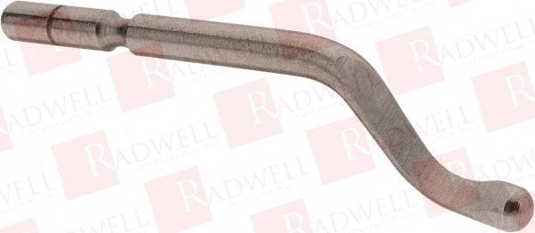 BI-DIRECTIONAL COBALT DEBURRING SWIVEL BLADE HOOKED BLADE CROSS SECTION, USE ON HOLE EDGE & STRAIGHT EDGE SURFACES
