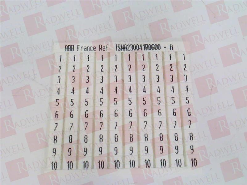 ASEA BROWN BOVERI 1SNA230041R0600