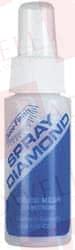 BUFFING AND POLISHING COMPOUND, 2 OZ DIAMOND SPRAY COMPOUND GRADE MEDIUM, 100,000 GRIT, CLEAR, USE ON CAST IRON & CERAMIC