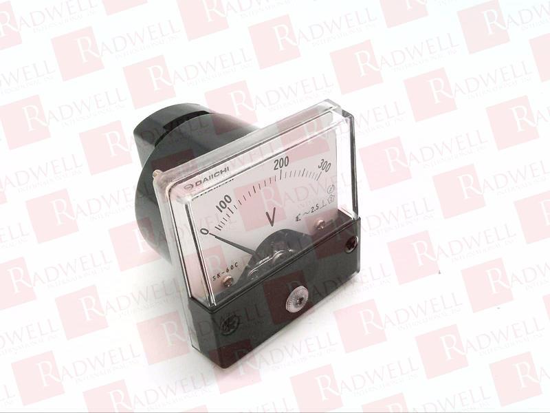 PANEL METER, 0-50VAC, 60X60MM