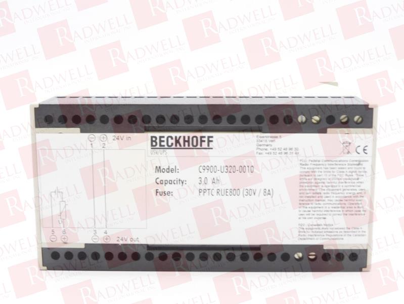 BECKHOFF C9900-U320-0010