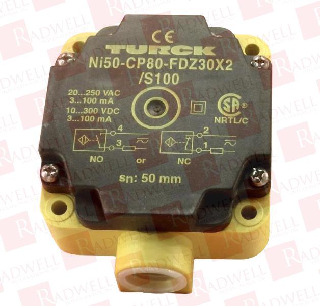 TURCK NI50-CP80-FDZ30X2/S10-S100-4229000
