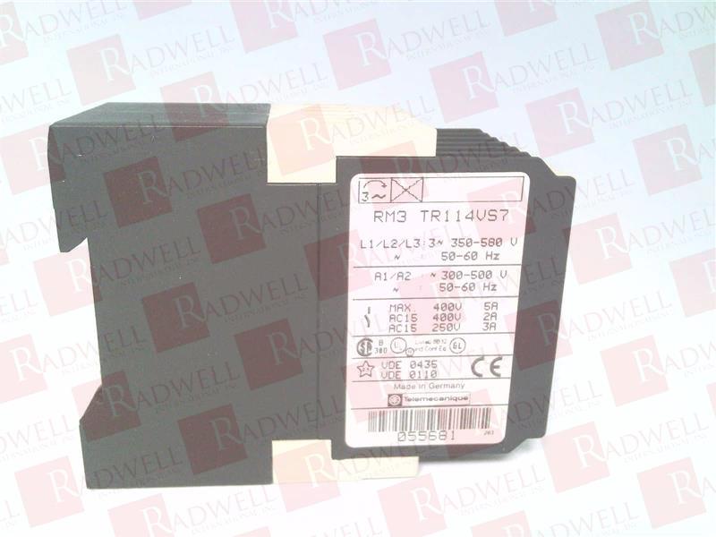 SCHNEIDER ELECTRIC RM3-TR114VS7