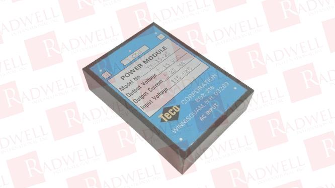 TECO ADVANCED AUTOMATION TE-15-25