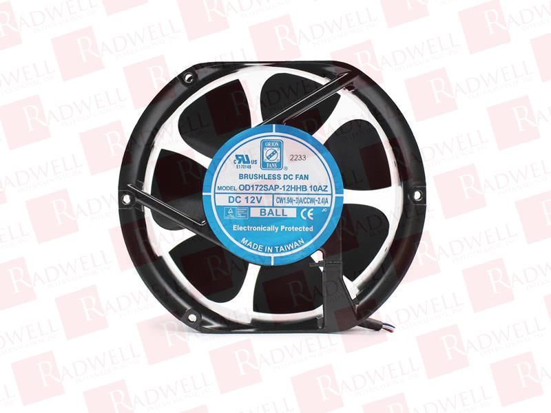 ORION FANS OD172SAP-12HHB10AZ