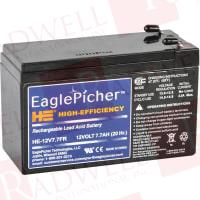 BATTERY, RECHARGEABLE ,LEAD ACID , 12 VOLT / 7.7 AH