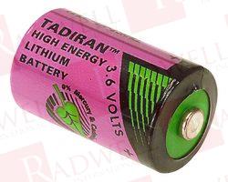 LITHIUM BATTERY, 3.6V, 1/2AA; BATTERY VOLTAGE:3.6V; BATTERY SIZE CODE:1/2AA; BATTERY TECHNOLOGY:LITHIUM; BATTERY CAPACITY:950MAH; BATTERY TERMINALS:RAISED POSITIVE AND FLAT NEGATIVE; EXTERNA ...